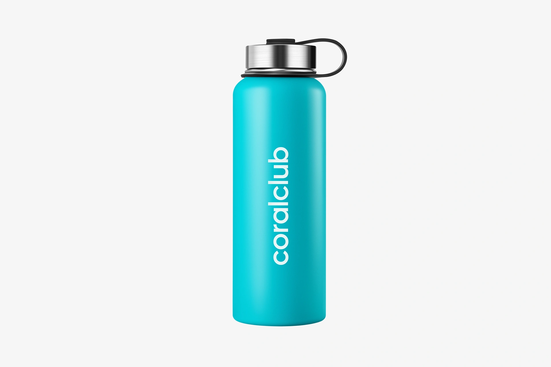 Термобутылка coralclub, голубая
